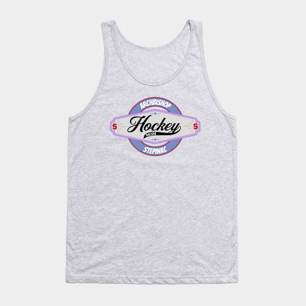 Stepinac Hockey Mom Tank Top by Ice-9 Designs